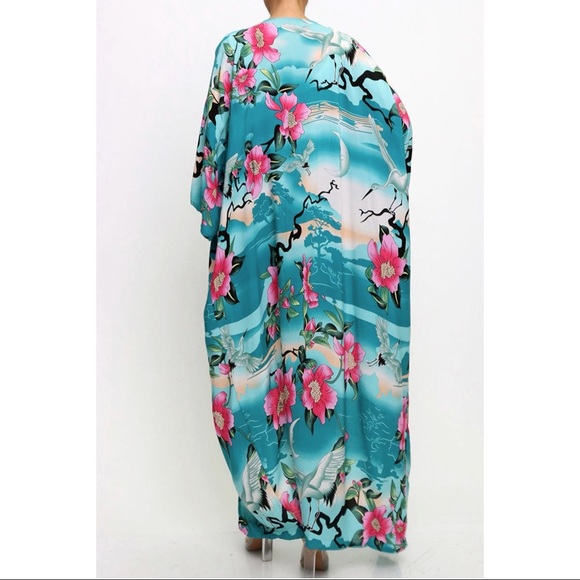 🌹MALDIVES - Flower Garden Cardigan in Mint - Picture 7 of 9